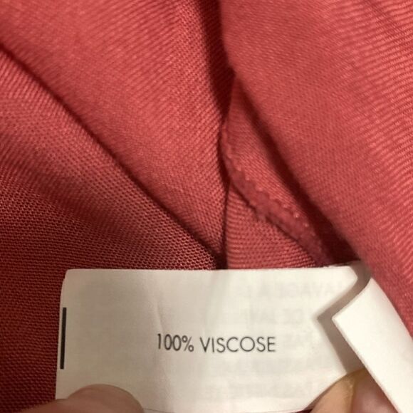 Poupette St Barth Girls’ Sasha V-Neck Mini Dress in Dusty Rose. Size XL (12-14). - Picture 9 of 10